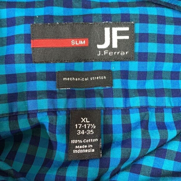 SzXL J Ferrar Slim Button Down Shirt 👔 - Picture 6 of 6